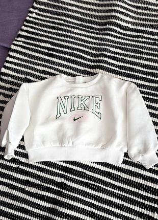 Укорочений світшот для дівчинки на 12-18 місяців від nike