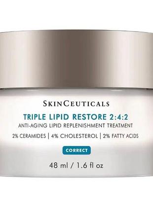Skinceuticals triple lipid restore омолоджуючий крем, 48 г  омолоджуючий крем skinceuticals triple lipid restore 2:4:2