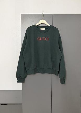 Світшот gucci батник светр коттон теплий