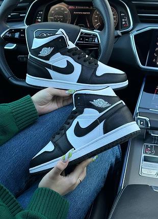 Зимові кросівки nike air jordan 1 retro high  хутро