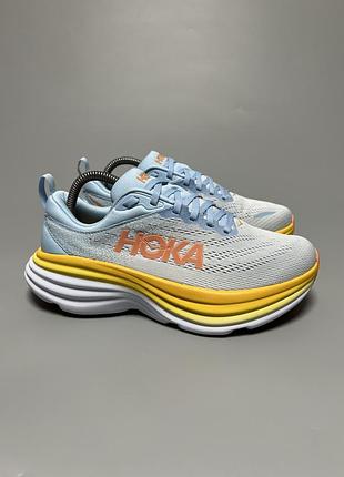 Кросівки на широку стопу для комфортної ходьби бігу тренувань hoka one one bondi 8 wide оригінал 1127954 ssca