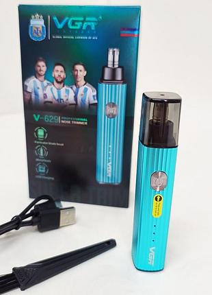 Тример для носа vgr v-629 blue