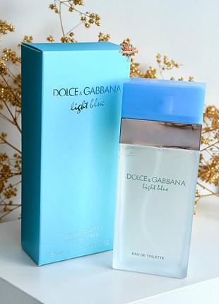 Женская туалетная вода dolce&gabbana light blue edt (дольче габбана лайт бл) 100 мл цветочные фруктовые свежие легкие стойкие