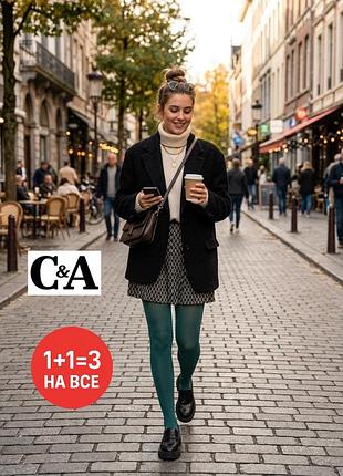 Смарагдові колготи c&a 40 den