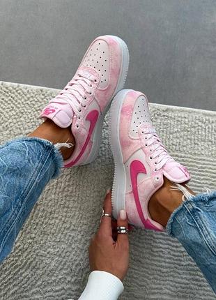 Кросівки nike air force 1 low "pink denim"