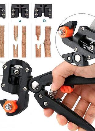 Професійний щеплювальний секатор titan professional grafting tool для обрізання та щеплення дерев