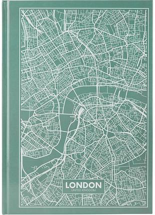 Зошит "axent" а4 maps london, 96арк., кліт., бірюзовий 8422-516-a, шт