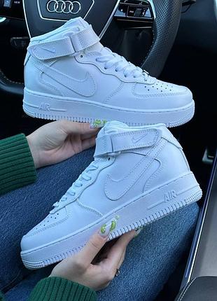 Зимние кроссовки nike air force 1 high мех
