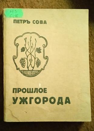 Петр сова. прошлое ужгорода