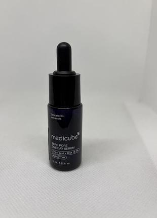 Оригинальный сыворотка для лица medicube zero pore one day serum для сужения пор, с кислотами