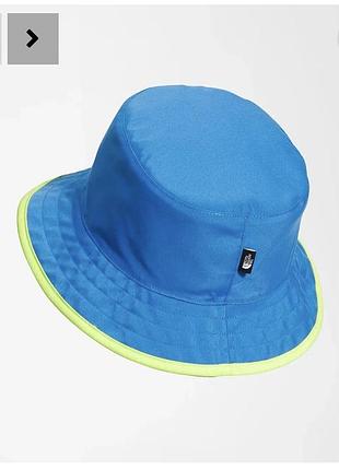 Дитяча панама the north face, синьо-жовта, розмір l/g
