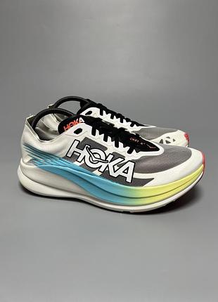 Професійні бігові кросівки з карбоновою пластиною hoka one one rocket x 2  (carbon fiber plate) 1127927 yzc