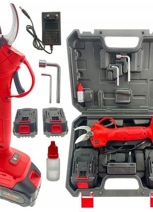 Секатор аккумуляторный boxer bx-9001 2 акб 24в