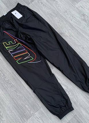 Нейлонові штани кольоровий логотип nike