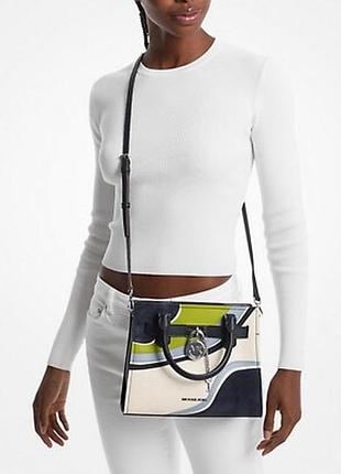 Сумка michael kors hamilton small patchwork satchel 6