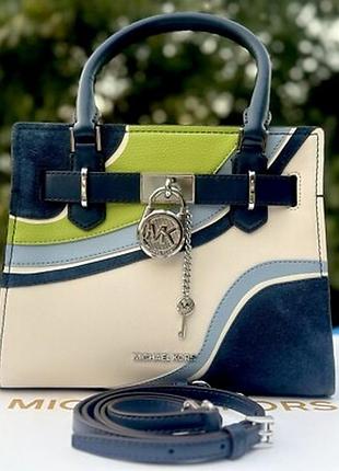 Сумка michael kors hamilton small patchwork satchel 4