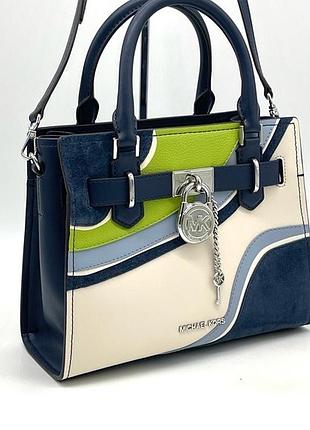 Сумка michael kors hamilton small patchwork satchel 3
