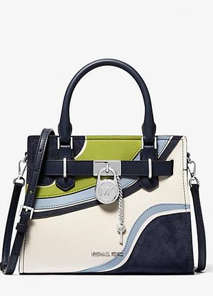 Сумка michael kors hamilton small patchwork satchel