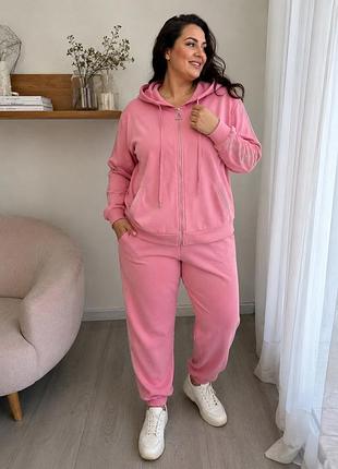Жіночий спортивний костюм xl, рожевий