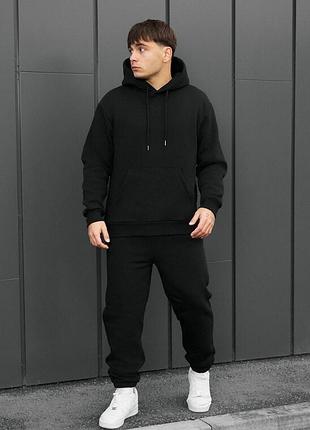 Однотонний зимовий костюм staff fiv black fleece