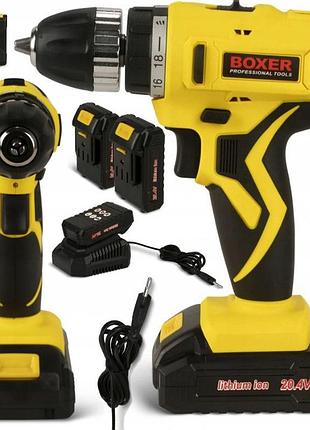 Портативный аккумуляторный шуруповерт boxer sr-017 20в