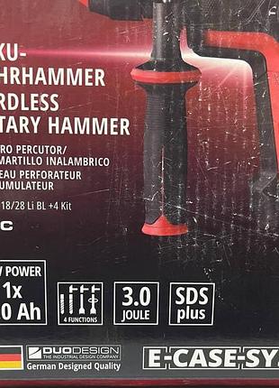 Аккумуляторный перфоратор einhell professional tp-hd 18/28 li bl +4 kit (4514274) новый! 2