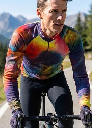 Яскрава вінтажна  велокофта / велоджерси sportful (made in italy) /35