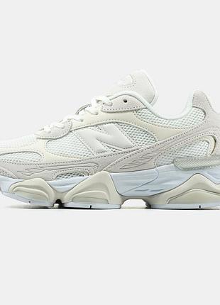 Топовые кроссовки new balance 9060r white beige