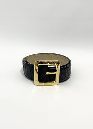 Вінтажний ремін fendi зі шкіри крокодила