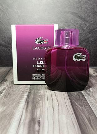 Парфуми жіночі lacoste eau de lacoste l.12.12 pour elle magnetic (лакоста магнетік) 90 мл