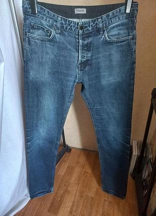 Мужские фирменные джинсы filippa k m.stan raw blue (размер w34/l36) отличное состояние
