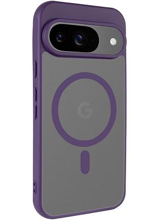 Чехол-накладка tpu bloom с magsafe для google pixel 11 pro xl стильная и прочная защита purple
