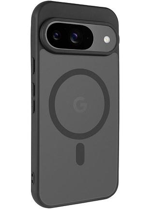 Чехол-накладка tpu bloom с magsafe для google pixel 11 pro xl стильная и прочная защита black