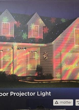 Уличный умный проектор govee outdoor projector light (модель h7060 / h706a) с поддержкой matter, alexa и google home.