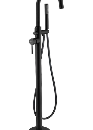 Смеситель для ванны rea lungo black напольный