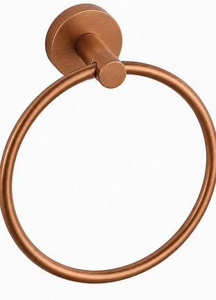 Кільцевий тримач для рушників vbi venus brushed copper