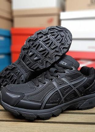 Женские качественные и стильные кроссовки asics gel-venture 6 черные❄️