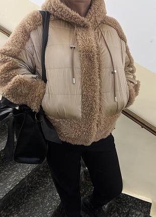 Зимова куртка натуральна овчина 3xl/4xl