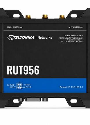 Промисловий 4g lte маршрутизатор teltonika rut956 з підтримкою wi-fi 4 чорний