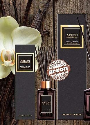 Ароматизатор 85ml areon нome perfume premium vanilla black чорна ваніль тор psl03