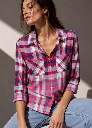 Женская клетчатая фланелевая рубашка falmer heritage.