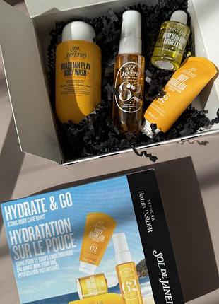 Sol de janeiro  hydrate & go набір засобів для тіла