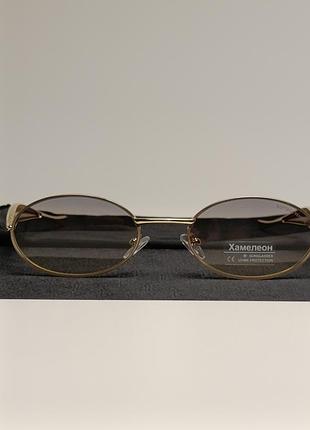 👓👓 овальные очки на металлической золотистой оправе 👓👓
