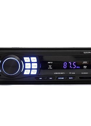 Автомагнітола fantom fp-304 black blue usb sd/4x40w