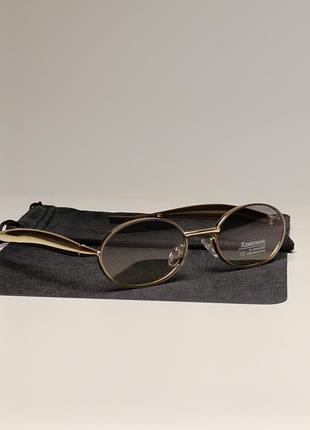 👓👓 овальные очки на металлической золотистой оправе 👓👓