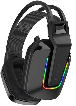 Гарнитура xtrike me gh-712 для пк и ноутбука usb/3.5 мм rgb black