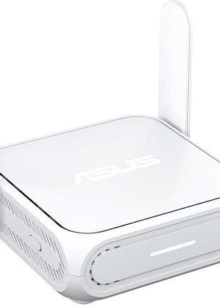 Портативний бездротовий маршрутизатор asus rt-be58 go з wi-fi 7 до 2882 мбіт/с, usb і 1×lan 1 гбіт/с white (90ig09q0-mo3c00)