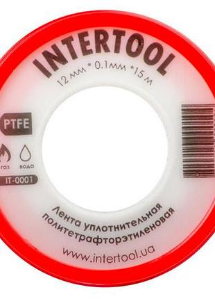 Лента тефлоновая intertool 15 м x 12 x 0.1 мм (it-0001) (10 шт.)