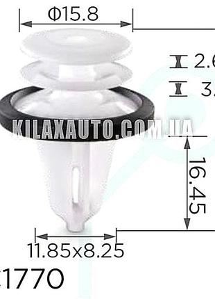 Кліпси c1770 обшивки салону ford tesla w713297s300