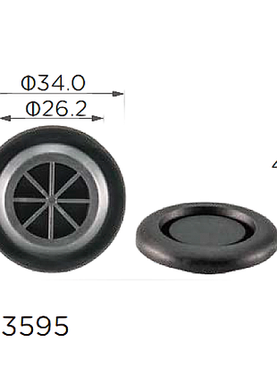 Заглушки c3595 кузова honda 90825-t2a-003